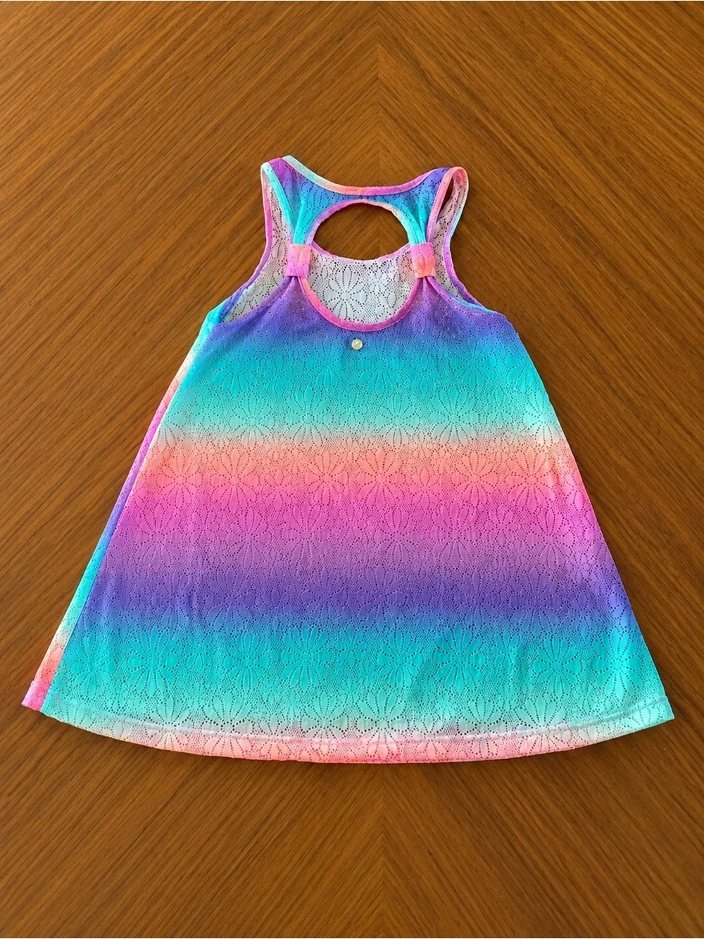 Justice Rainbow Ombre Swim Cover-Up